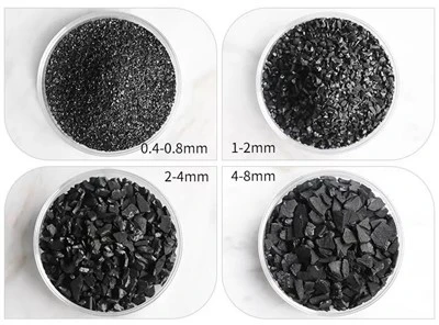 8x12 Mesh High Adsorption Coconut Shell aktiivihiili kullan palauttamiseen